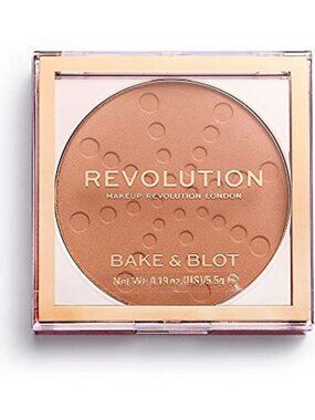 Revolution Beauty Bake & Blot Setting Powder - Peach